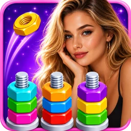 أيقونة Nut Bloom: Color Sort